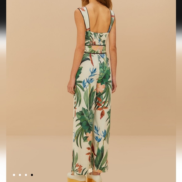 NWT Farm Rio Midnight Macaw Jumpsuit - Picture 3 of 15